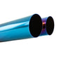 Megan Racing Universal 3" VIP Exhaust Tip "Blast Pipe" Style (weld-on) - Angled - Blue Tip - MR-UT-D3-BT-V2