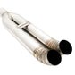 Megan Racing Universal Dual 3" VIP Exhaust Tip "Blast Pipe" Style (weld-on) - Turn Down - Stainless Tips - LW-UT-FD-D3