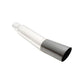 Megan Racing Universal 3" to 4" VIP Exhaust Tips "Blast Pipes" Style - Single - Angled - Black Chrome Tip - MR-UT-S4-BC-V2