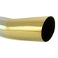Megan Racing Universal 3" to 4" VIP Exhaust Tips "Blast Pipes" Style - Single - Angled - Gold Tip - MR-UT-S4GD-V2