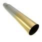 Megan Racing Universal 3" to 4" VIP Exhaust Tips "Blast Pipes" Style - Single - Straight - Gold Tip - MR-UT-S4GD