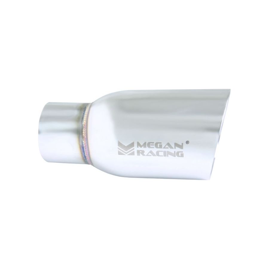 Megan Racing Universal Stainless Steel Chrome 3.5-Inch Tip (2.5-Inch Piping)