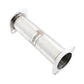 Megan Racing Single Exit Exhaust System - Stainless Tip - for 2008–2013 Infiniti G37 / 2014–2015 Infiniti Q60 Coupe (RWD) — LWT-CBS-N7Z-DS + LWT-XT-1610
