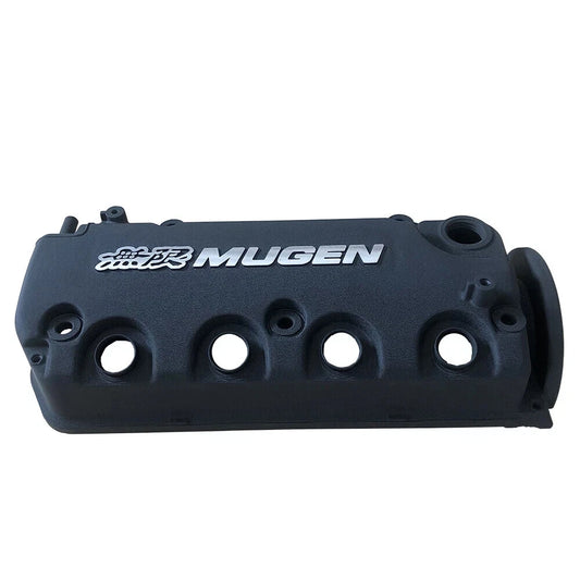 Mugen Style Rocker Engine Valve Cover Black For Honda D15 D16 D16y VTEC SOHC