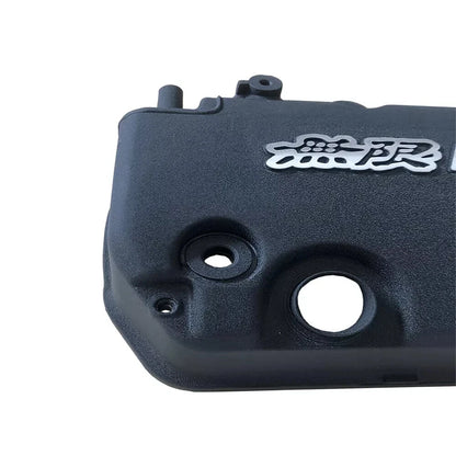 Mugen Style Rocker Engine Valve Cover Black For Honda D15 D16 D16y VTEC SOHC