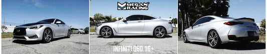 Megan Racing EZII Series Coilover for Infiniti Q50 14+ / Q60 16+ (RWD, Fork Type Front Strut Only) – MR-CDK-IQ50-FK-EZII