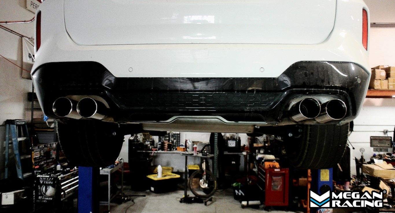Megan Racing Supremo Exhaust System for 2020+ BMW X4M/X4M Comp. (F98) - MR-CBS-BF98-R+M