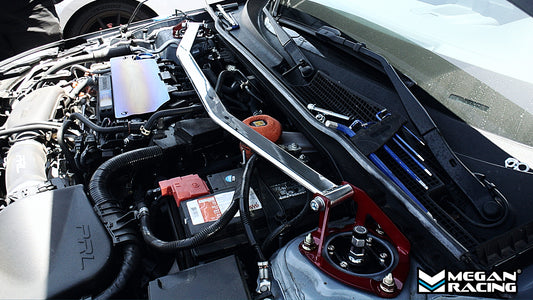 Megan Racing Race-Spec Front Upper Strut Bar for Honda Civic 2016-2021 Hatchback & 2022+ (Excluding Hybrid and Type-R) – MR-SB-HC22FU-1P