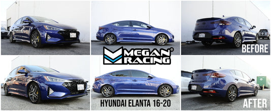 Megan Racing Street Series Coilovers for 2016-2020 Hyundai Elantra Sport w/Multi-Link