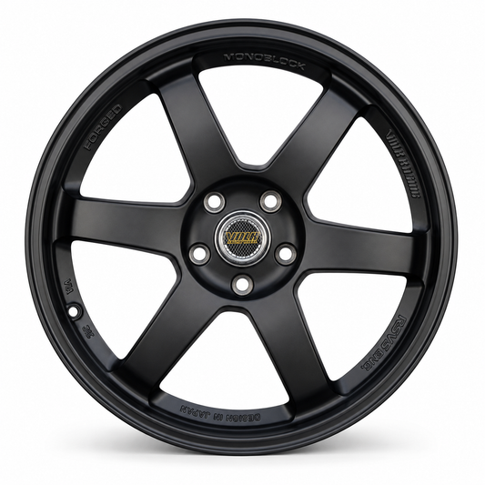 RA-1 | TE37 Style Wheels Matte Black