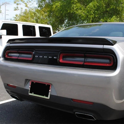 2008-2023 Dodge Challenger SRT Style Gloss Black Rear Trunk Wing Spoiler Lip