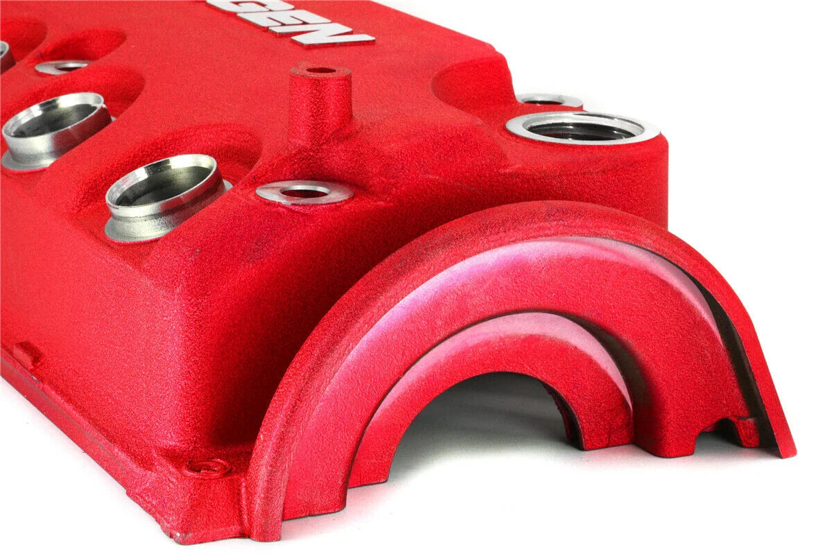 Mugen Style Rocker Engine Valve Cover Red For Honda Civic D15 D16 D16y VTEC SOHC