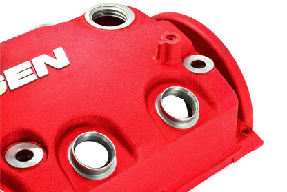 Mugen Style Rocker Engine Valve Cover Red For Honda Civic D15 D16 D16y VTEC SOHC