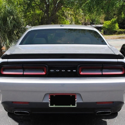2008-2023 Dodge Challenger SRT Style Gloss Black Rear Trunk Wing Spoiler Lip