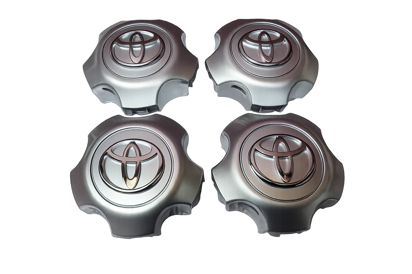 (Set of 4) Hubcaps for 16" Inch Factory Wheels Rims 2001-2006 Toyota Highlander Silver Hubcaps
