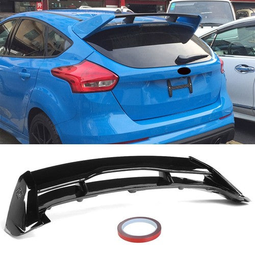 2012-2018 Ford Focus Hatchback RS Style Glossy Black Rear Roof Top Spoiler Wing
