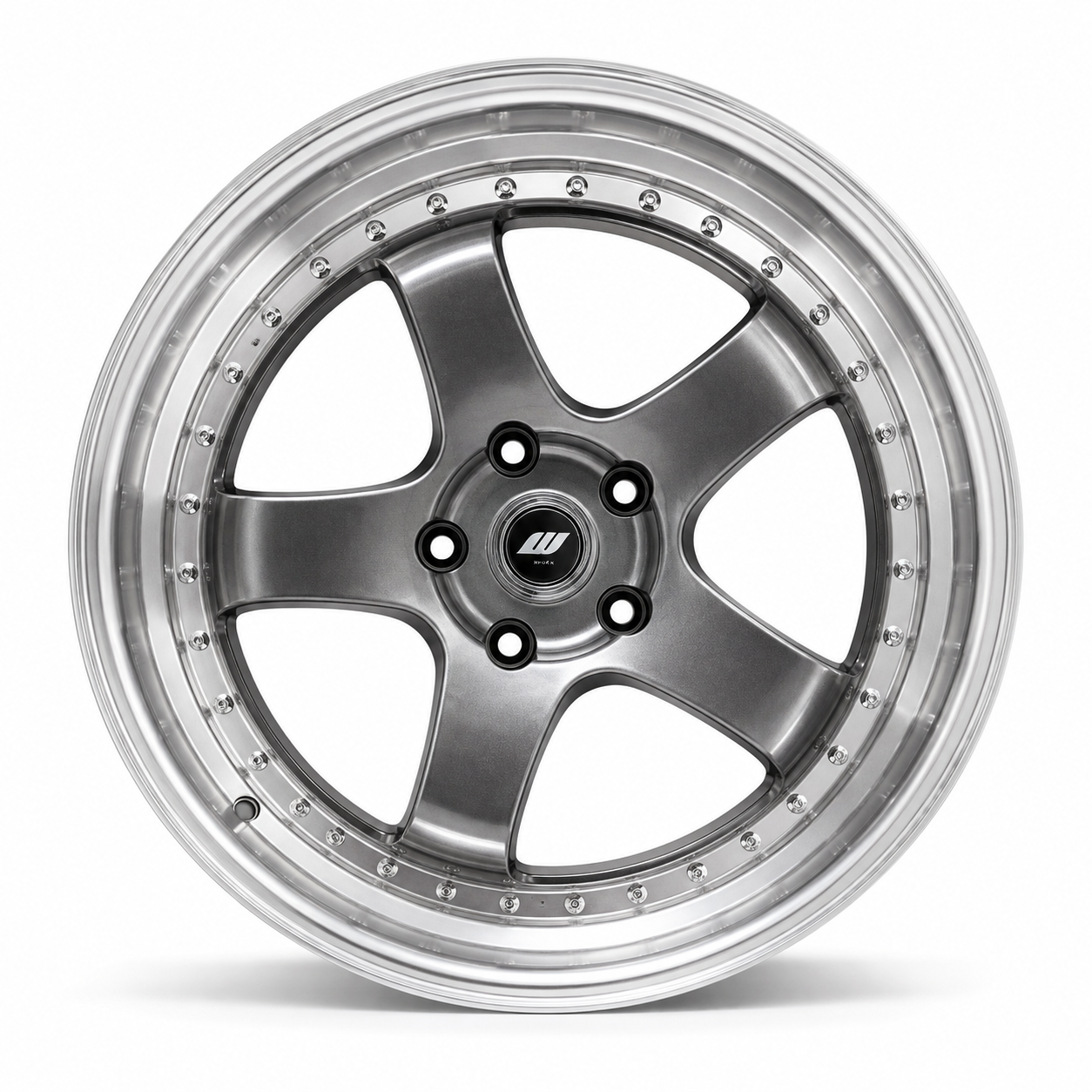 WKS-2 | WORK MEISTER Style Wheels Hyper Black Machined Lip