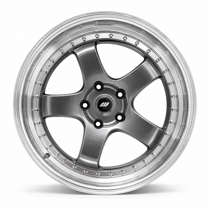 WKS-2 | WORK MEISTER Style Wheels Hyper Black Machined Lip